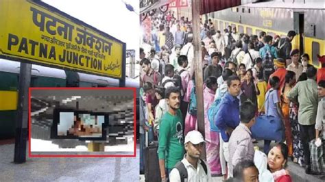 patna station viral video clip|In Viral Video, Porn Clip Plays On Screens At Patna Railway Station